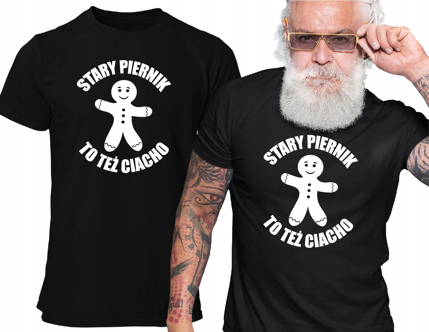 

Koszulka T-shirt Z Nadrukiem Stary Piernik XL
