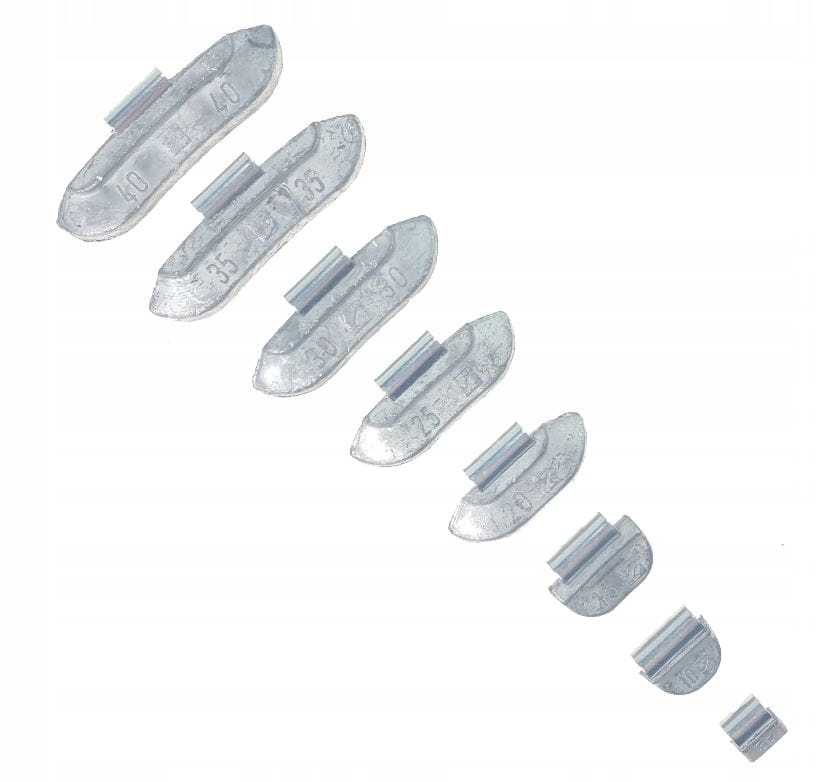 

Ciężarki nabijane do kół felg stalowych od 5g- 40g