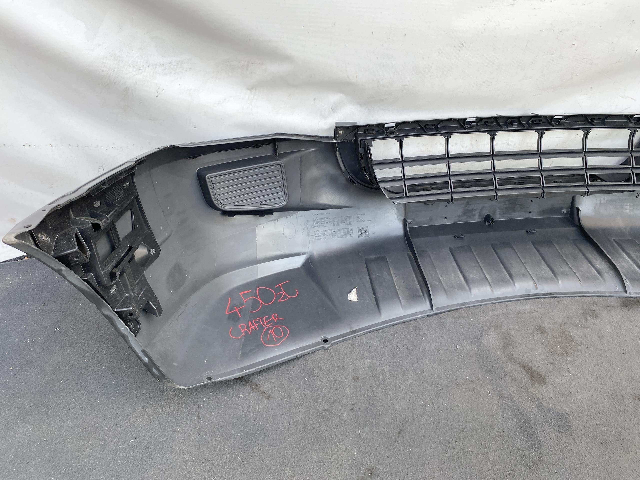 VW CRAFTER 06- front bumper front grey 2E0807103 original DEMONTAZ