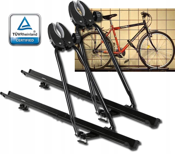 2x BAGAZNIK DACHOWY NA ROWER UCHWYT ROWEROWY DACH