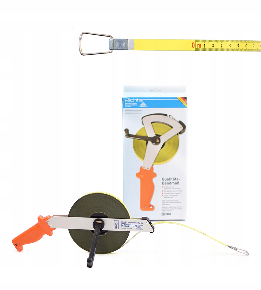 

Taśma pomiarowa ruletka Richter stal 414G-SR 100mA