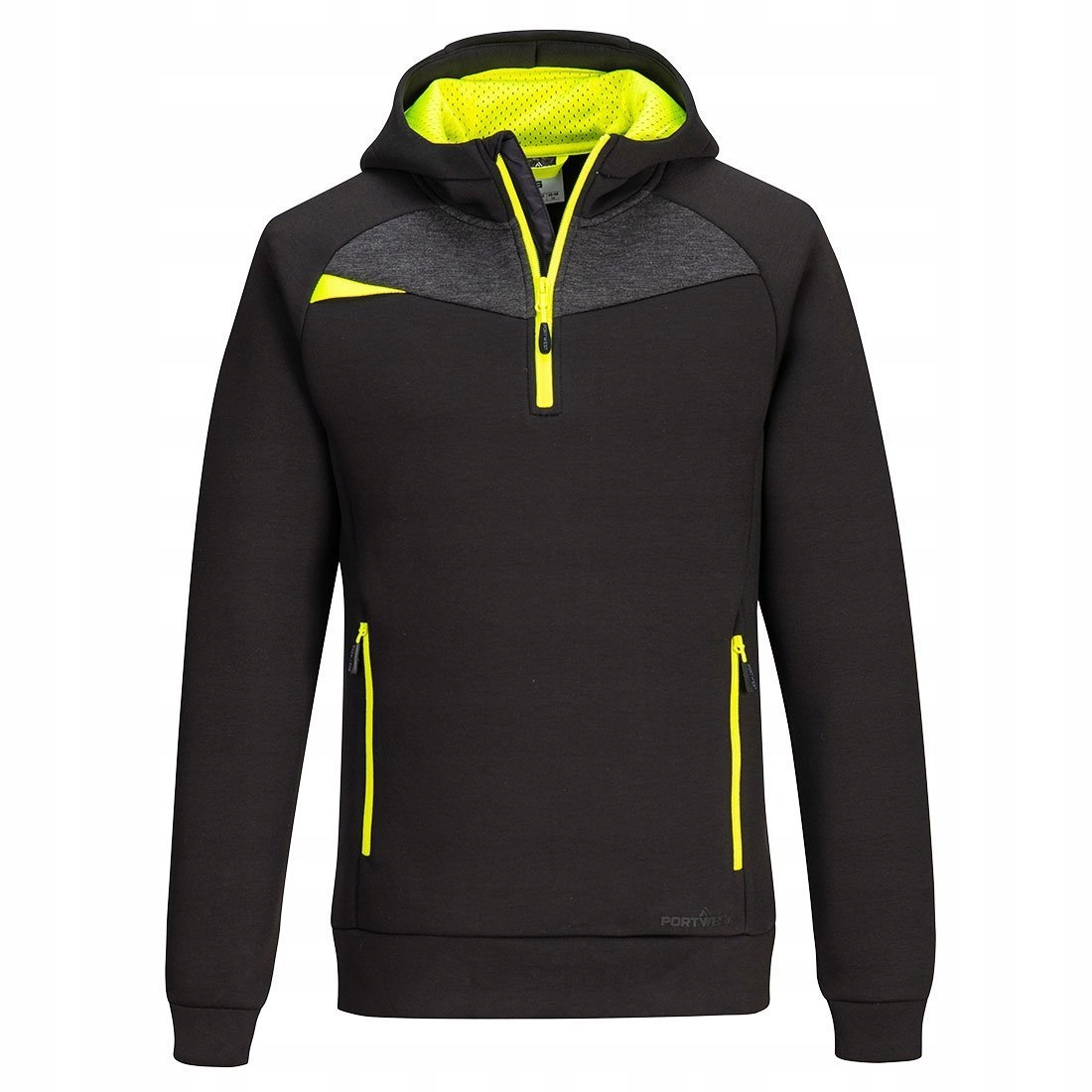 Mikina DX4 s 1/4 zipem, elastická, 4cestný zapínání, vel. XXL Černá R