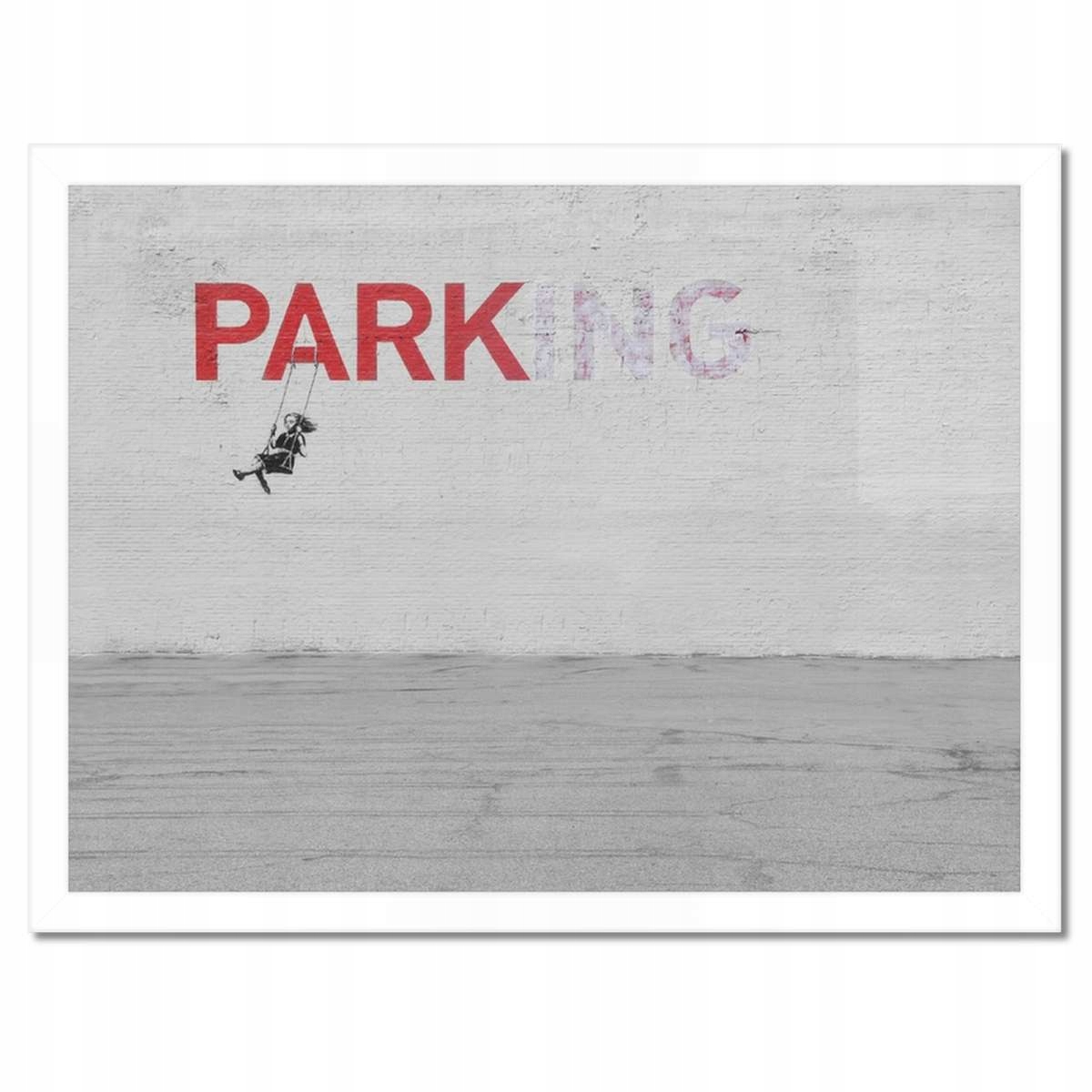 Plakáty v rámu 40x30 Banksy Parking