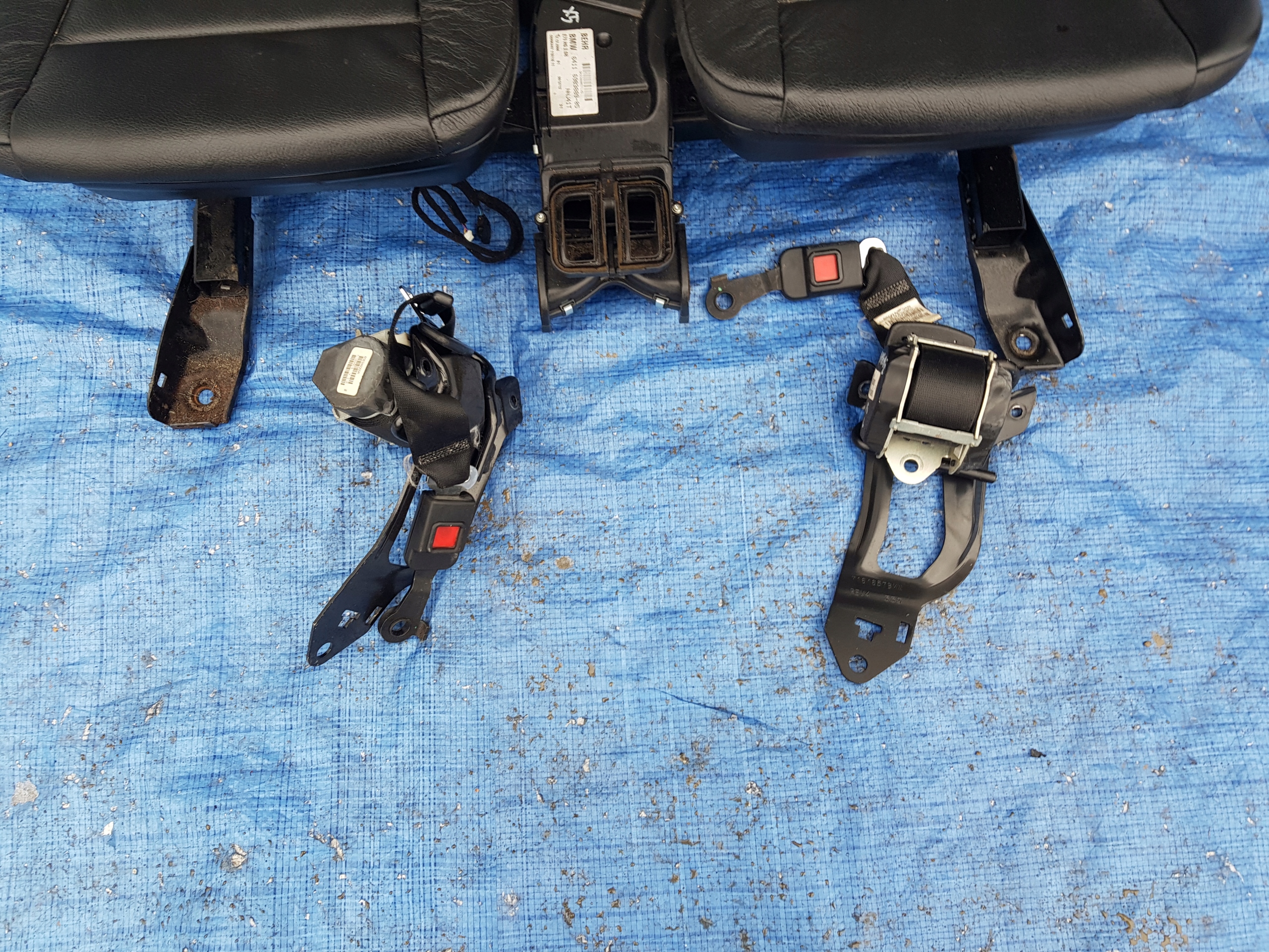 BMW X5 E70 seats 3 III RZAD right left leather KOMPLET