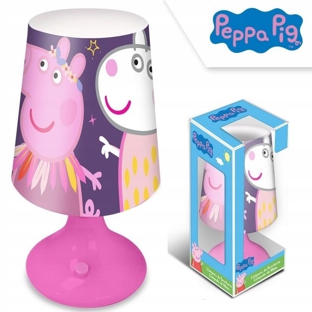 

lampka nocna Led na baterie Świnka Peppa Pig