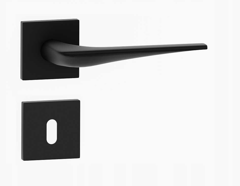 klika kliky Rondo Qr černá rozety Wk