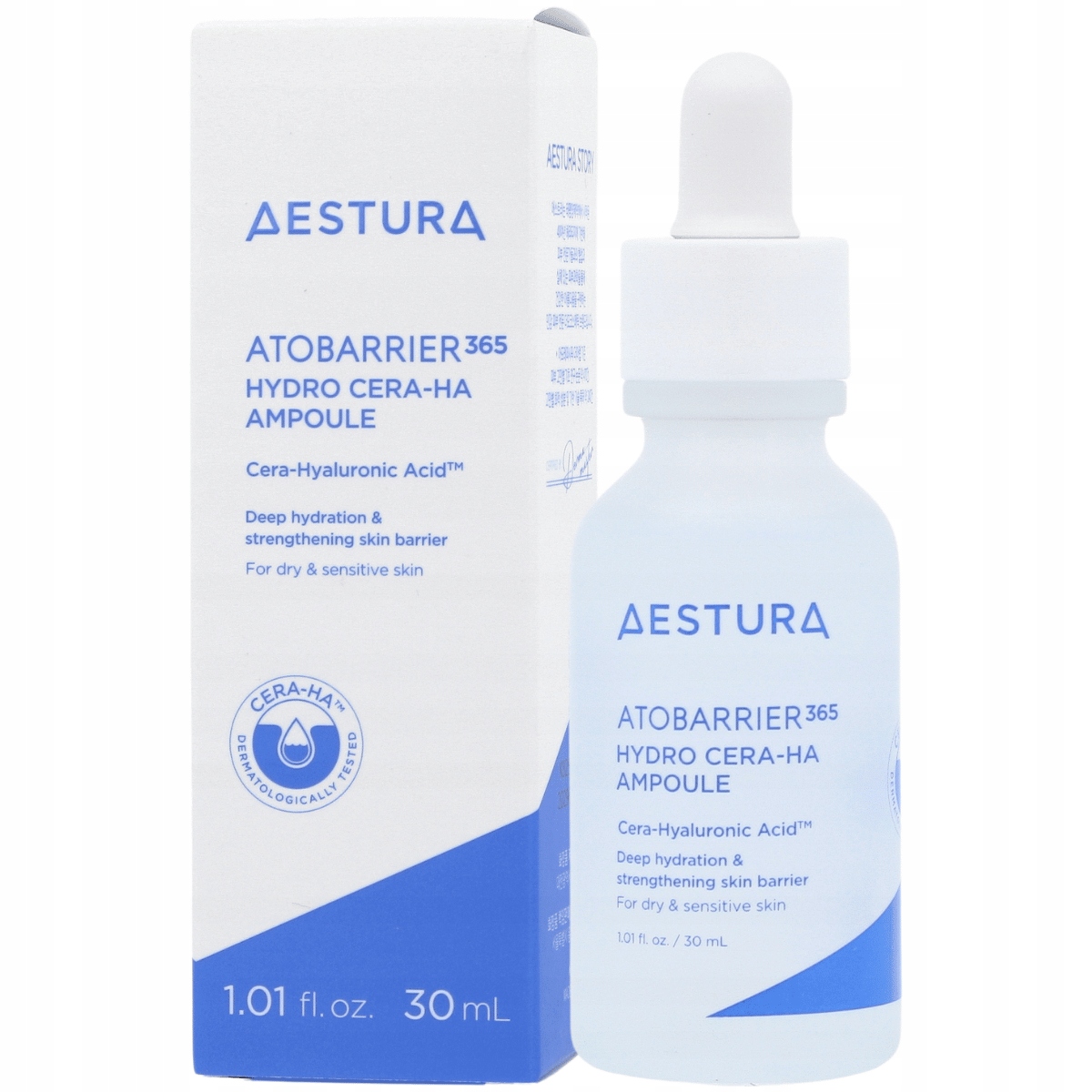 Aestura – Atobarrier 365 Hydro Cera-HA Ampoule, 30 ml – hydratační sérum