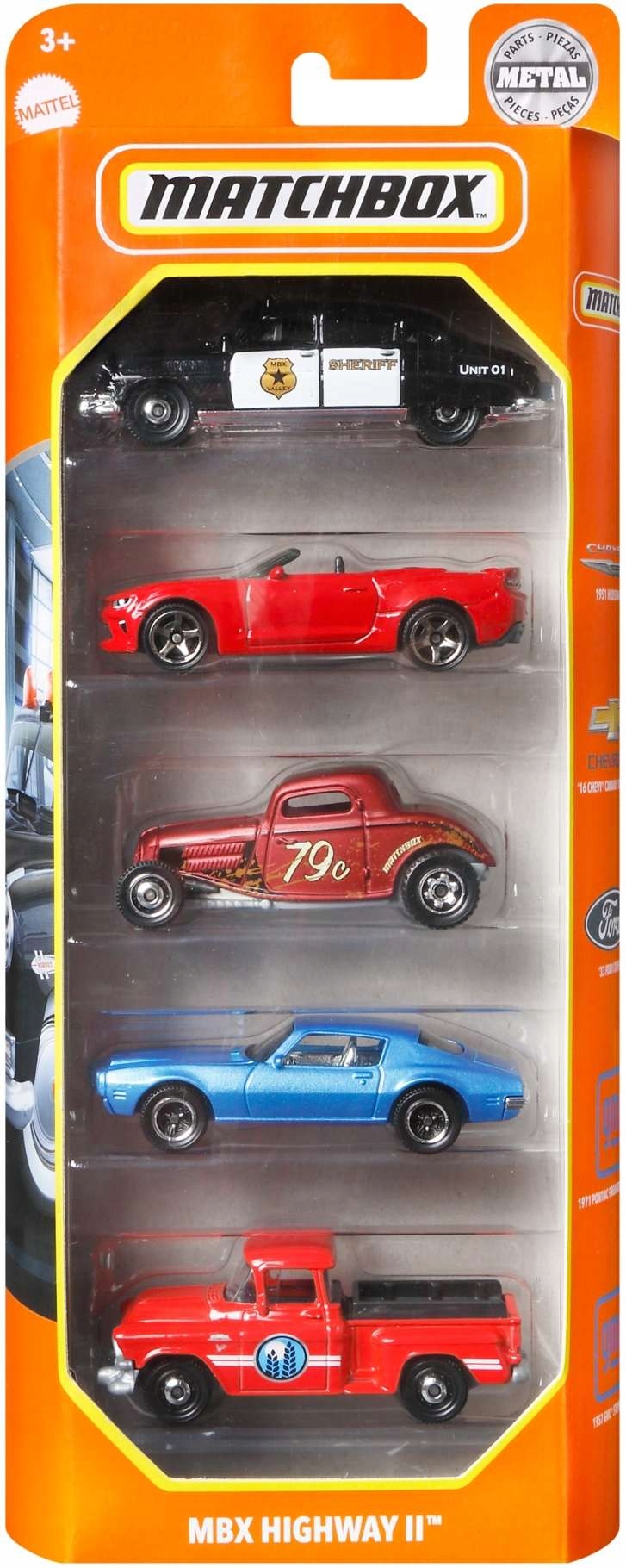 AUTA METALOWE MATCHBOX MBX HIGHWAY II 5PAK POJAZDY 11921129504 - Allegro.pl