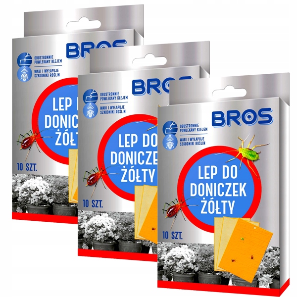 

Bros Lep na mszyce ziemiórki Do Doniczek 3x10szt