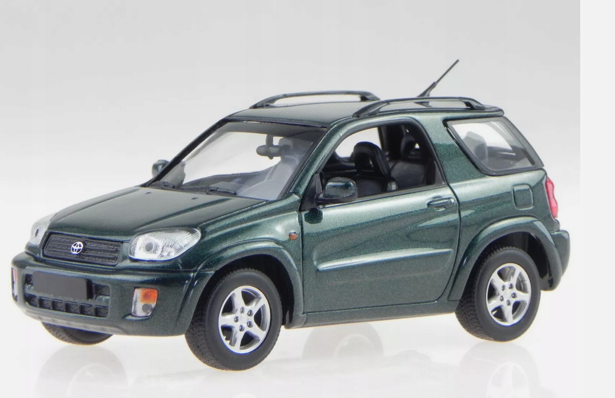 Toyota Rav 4 2000 Dark Green Metallic 1:43 Maxichamps 940166001
