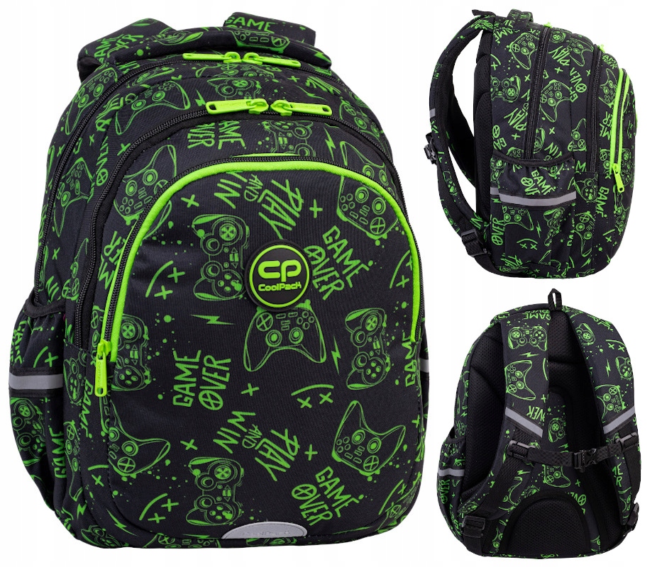 Plecak Szkolny Jerry Game Night Black Neon do 1kl