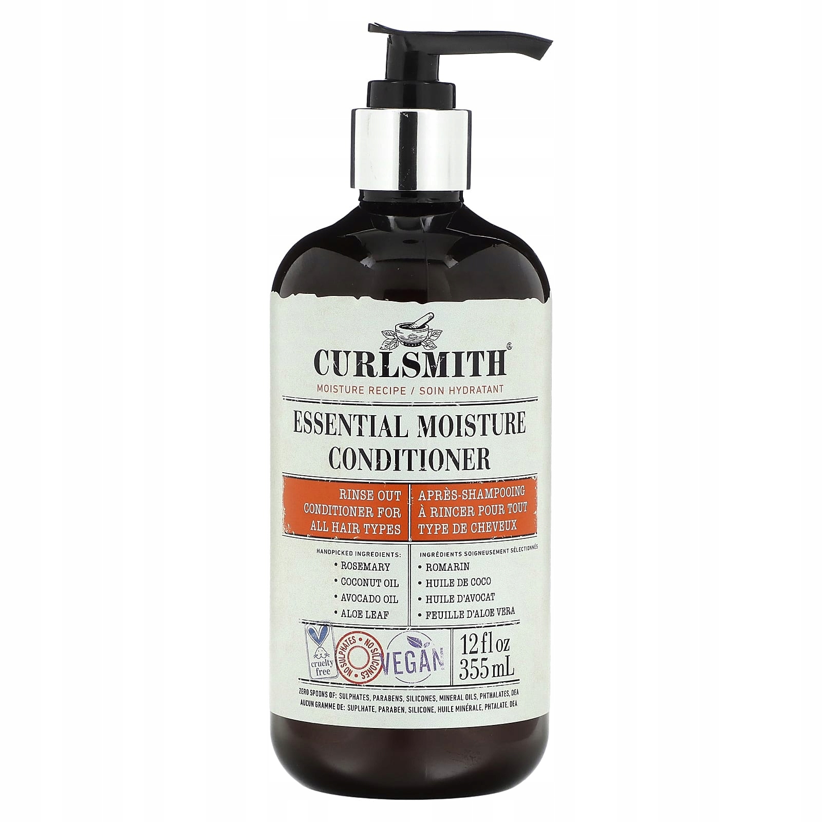 Curlsmith, Hydratační kondicionér pro všechny typy vlasů, 355 ml
