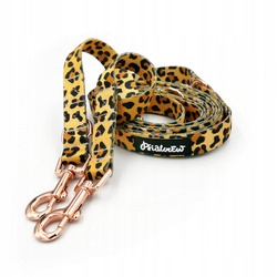 Levně Vodítko Pro psa s leopardím vzorem Tarzan 220 cm