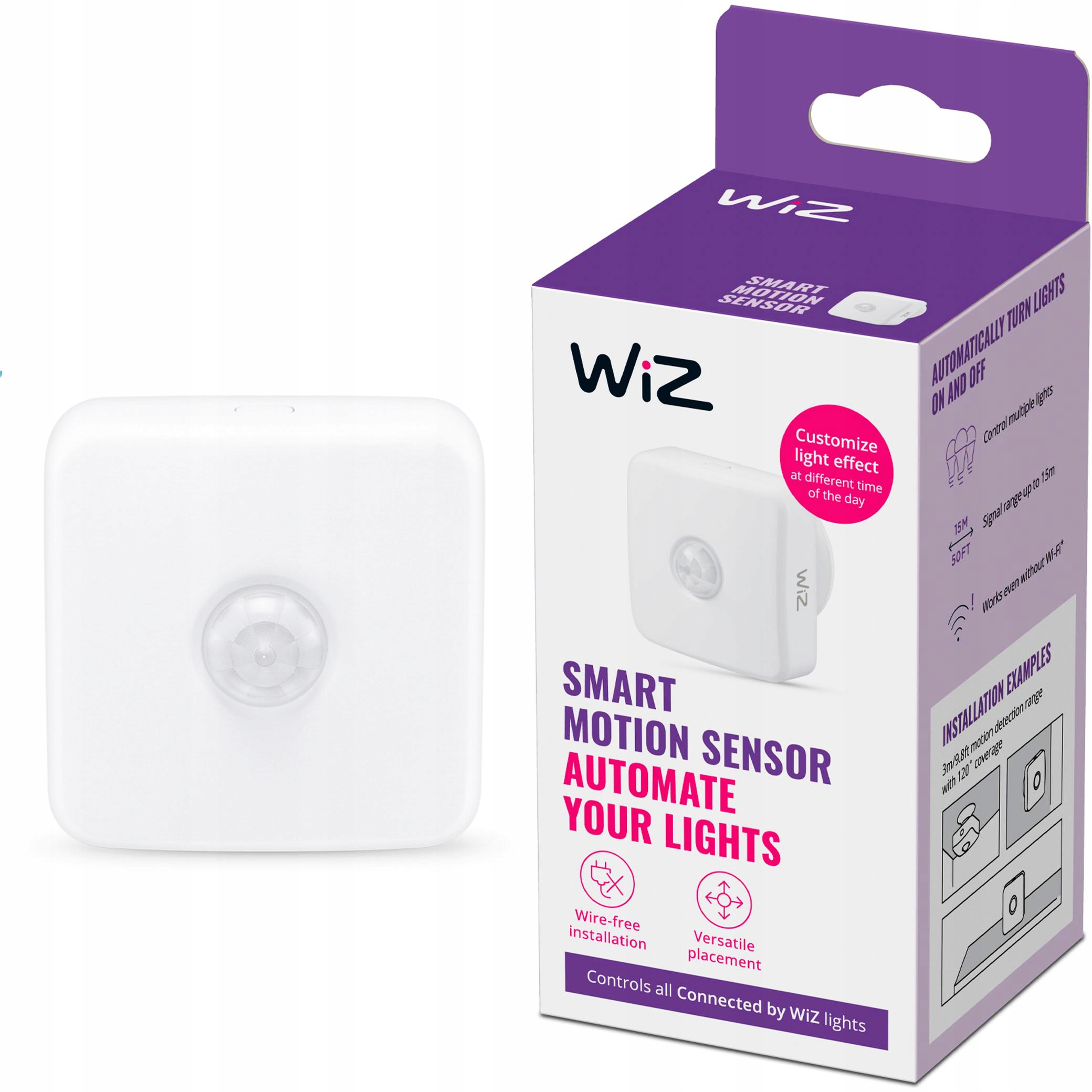 Inteligentny Bezprzewodowy Czujnik Ruchu Pir Smart WiFi Aplikacja WiZ