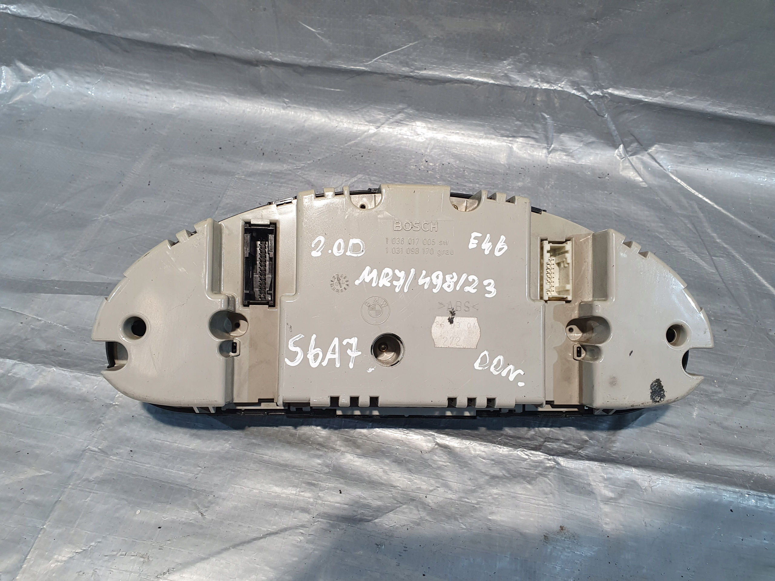 dials dials EUROPA 0263639214 BMW E46 2.0D 00r.