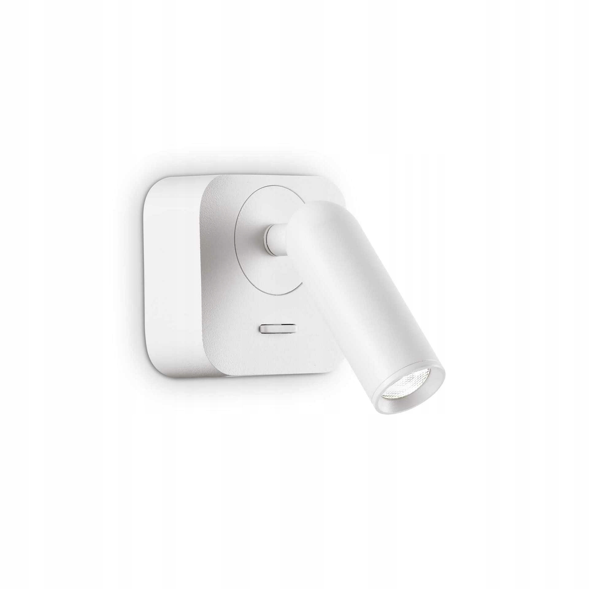 Nástenné bodové svietidlo Ideal Lux Bean Square 3,5 W 220lm 3000K biele