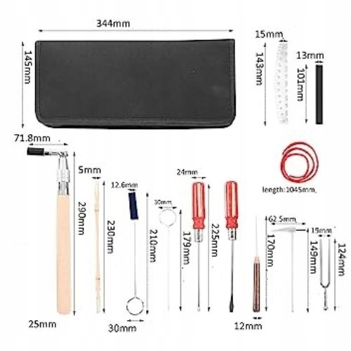 ZESTAW PRO do strojenia pianina klucz kamerton... Stan opakowania oryginalne