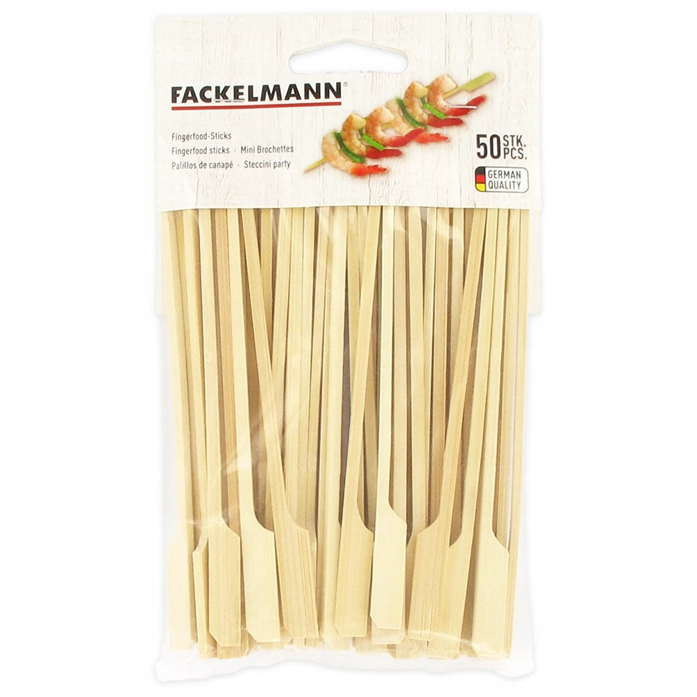 WYKAŁACZKI BAMBUSOWE DO SZASZŁYKÓW DREWNO 50szt. 15cm FACKELMANN Marka Fackelmann