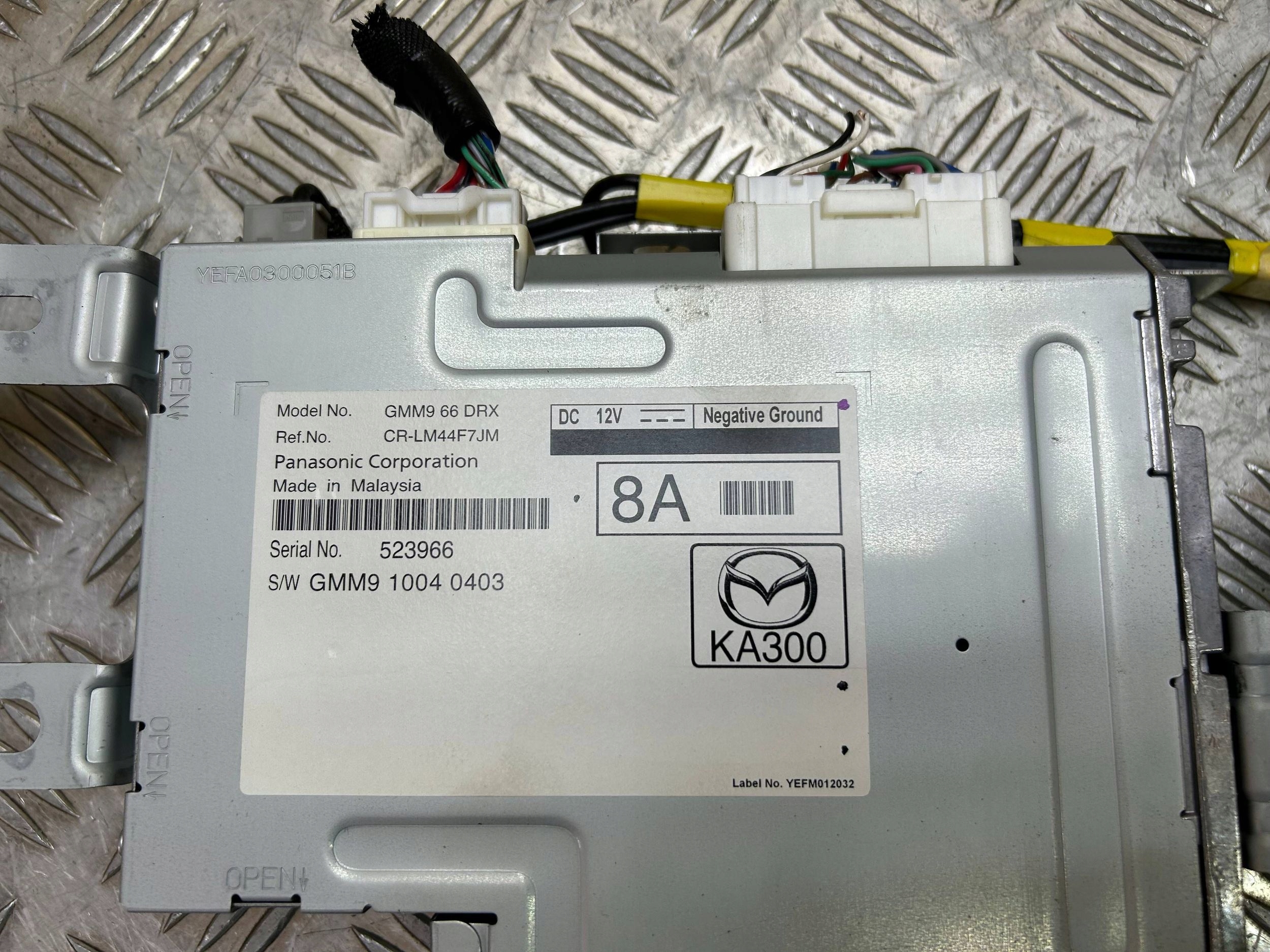 module / control unit navigation devices GPS Mazda 6 2016 GMM966DRX