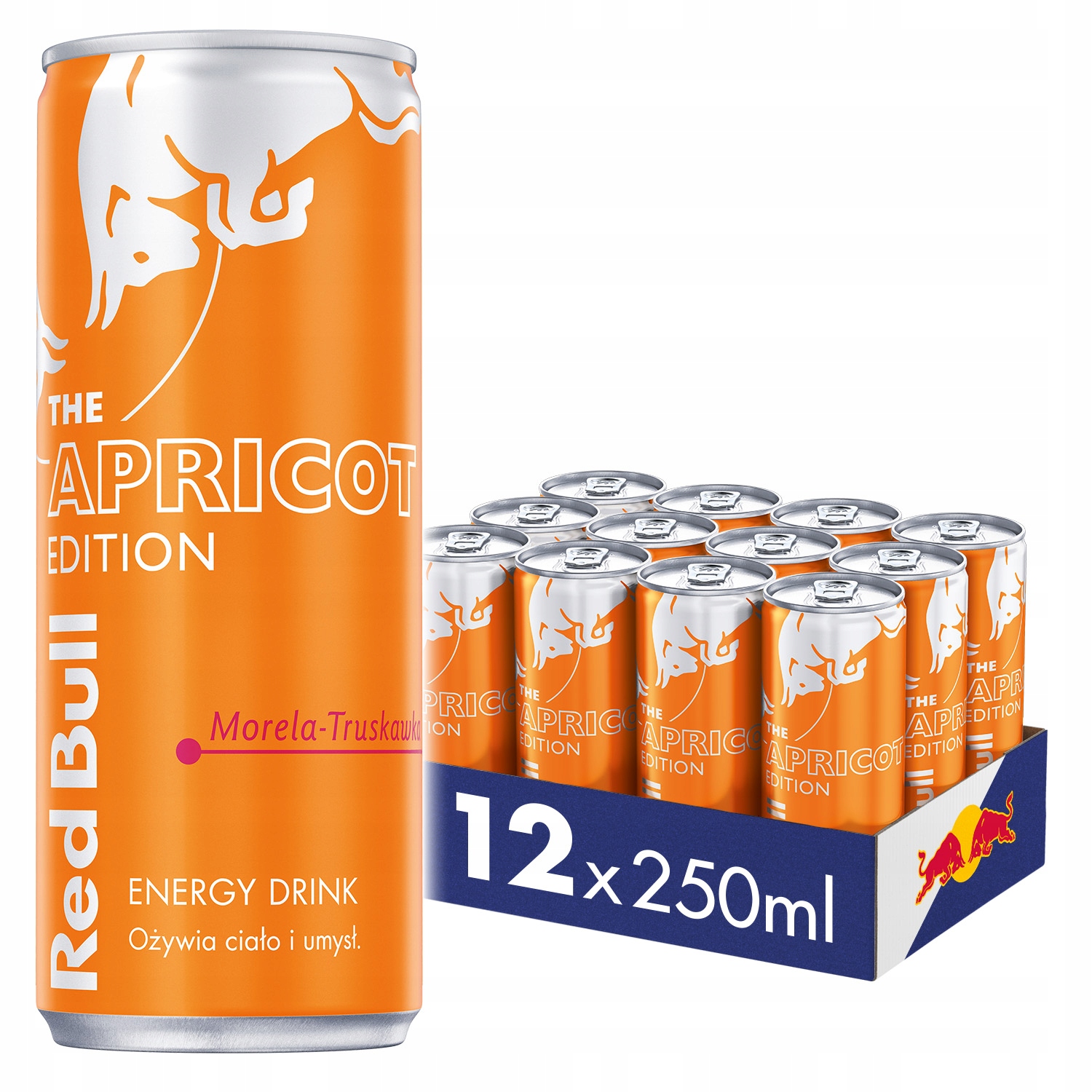 Red Bull Energetický nápoj Meruňka meruňka jahoda 12x250ml Set
