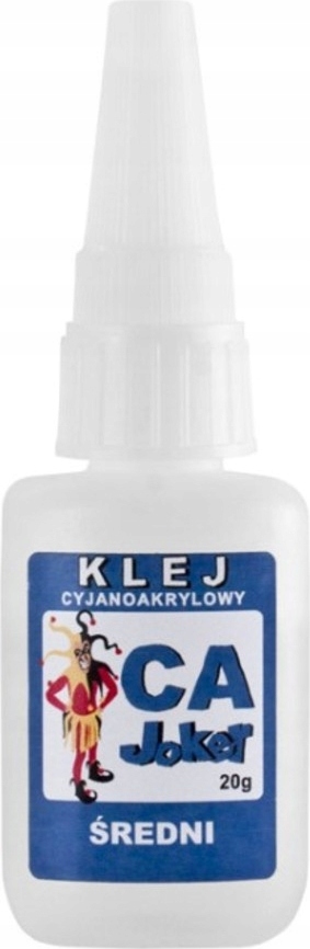

Klej Cyjanoakrylowy Średni 20g. Ca Joker Z Igłą