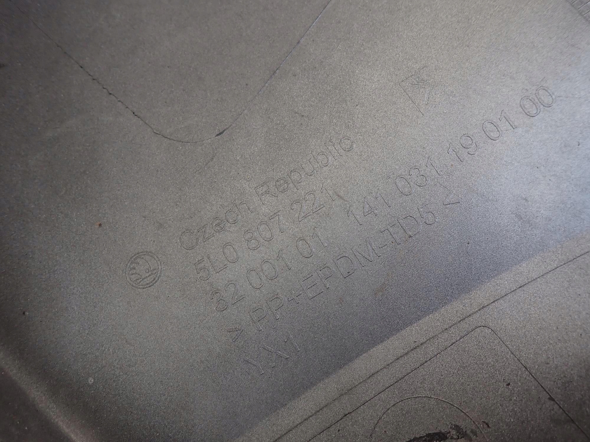 SKODA YETI 09-12 bumper front front