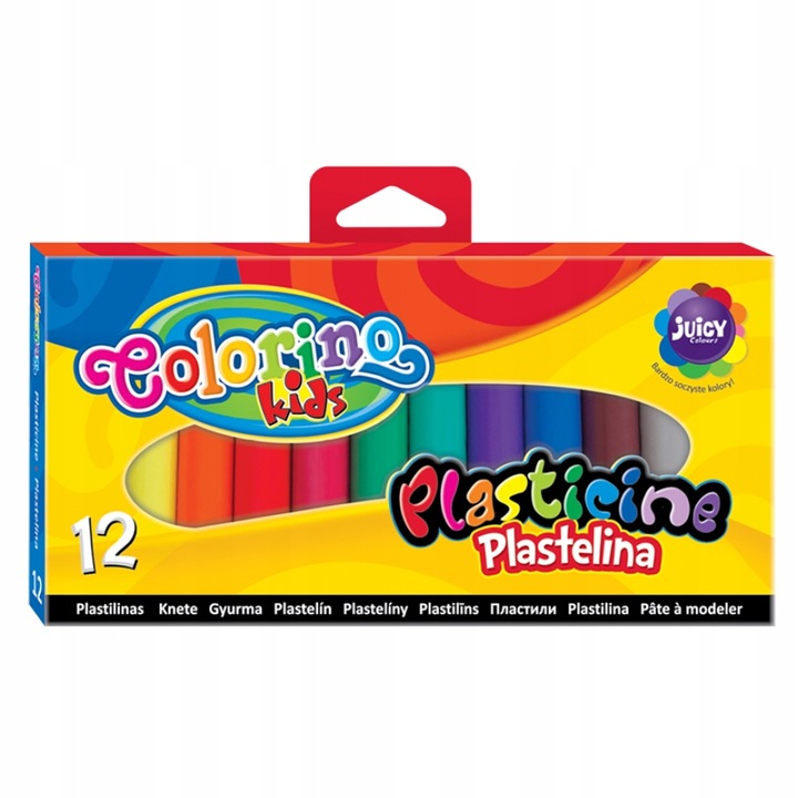 FARBY PLAKATOWE COLORINO 12x20ml + PLASTELINA 12k Marka Colorino