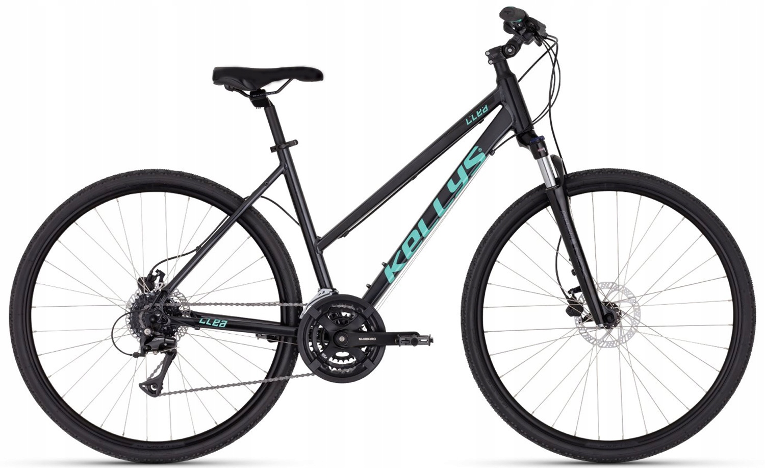 Rower 28 Kellys Clea 90 Graphite Grey Shimano Hydraulika Aluminiowy