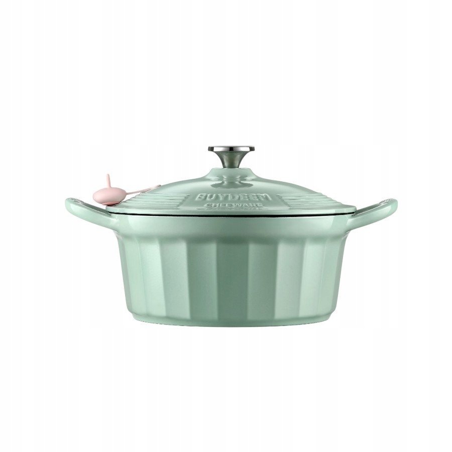 Buydeem Smaltovaná litinová nádoba 3,9 l, CP551, Cozy Greenish