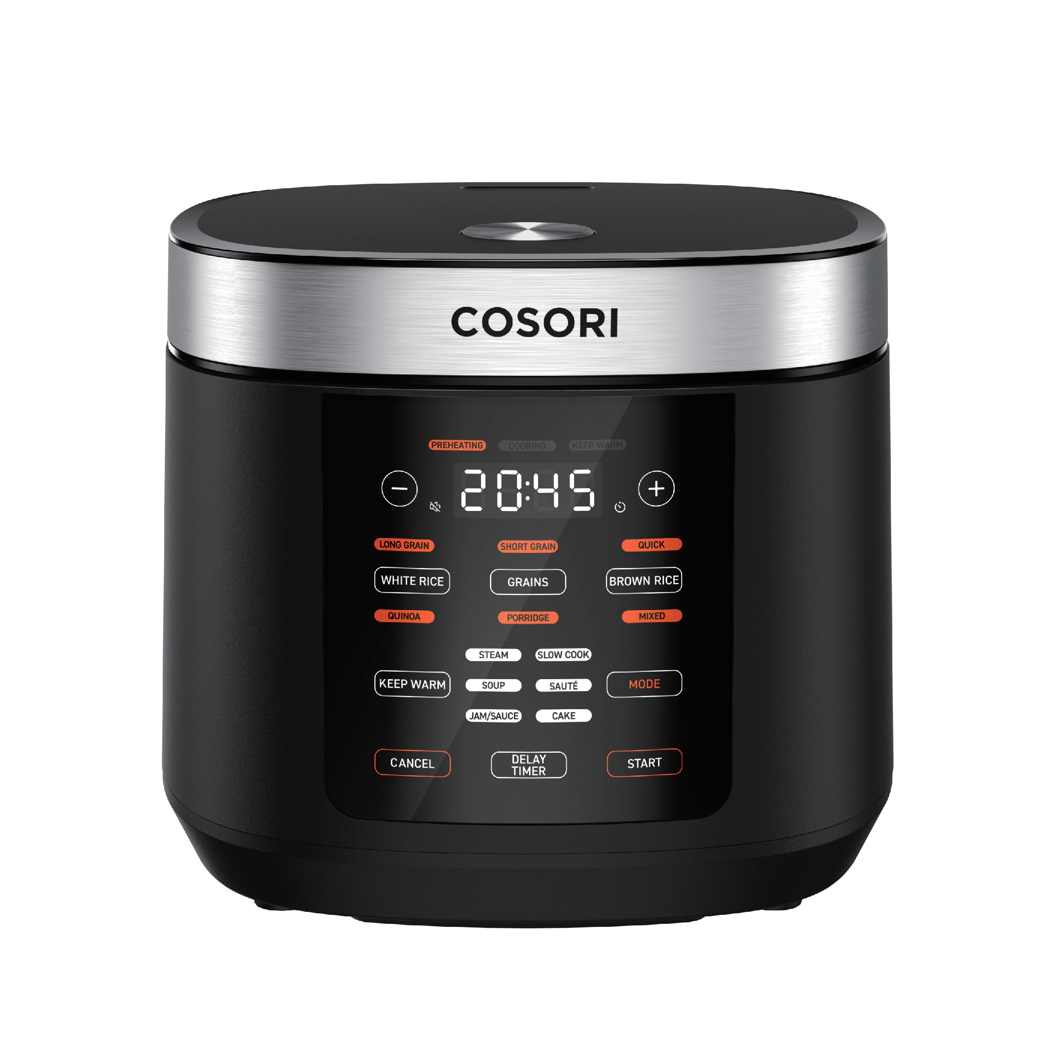 Pomalý hrniec Multicooker varenie v pare Multifunkčný Cosori Čierna970W 5L