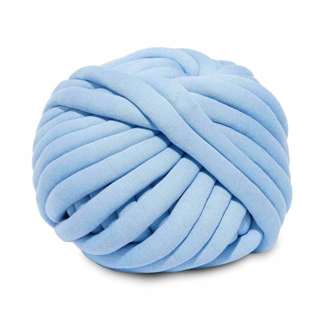 Vlákno Marshmallow tlustá tunelová šňůra Modrá 30m yarnart 909