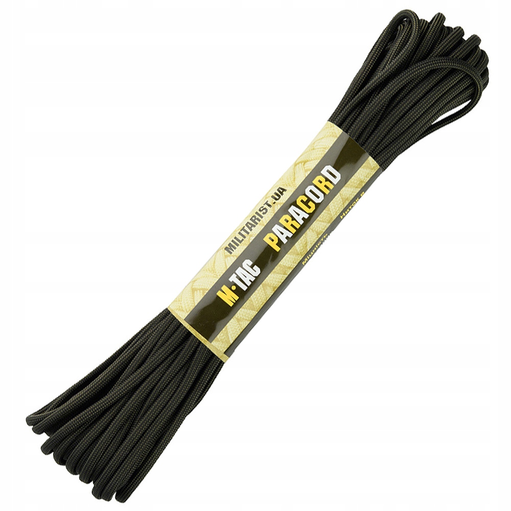 Linka paracord wytrzymała długa 550 type III 15m M-Tac zielona