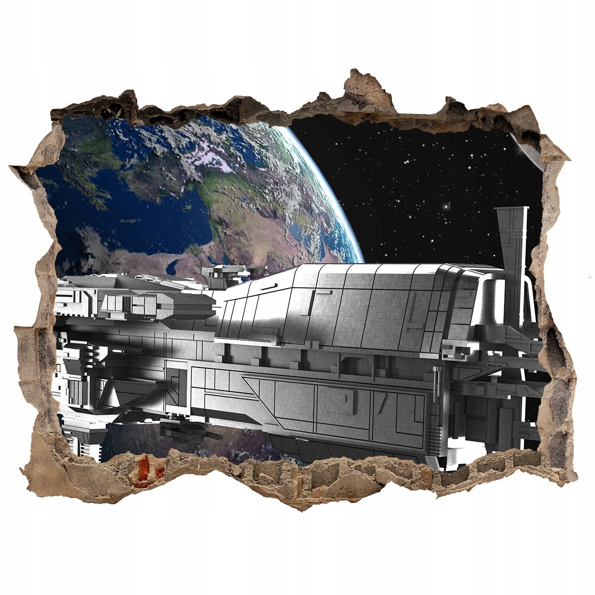 

Foto zdjęcie dziura na ścianę Statek kosmiczny