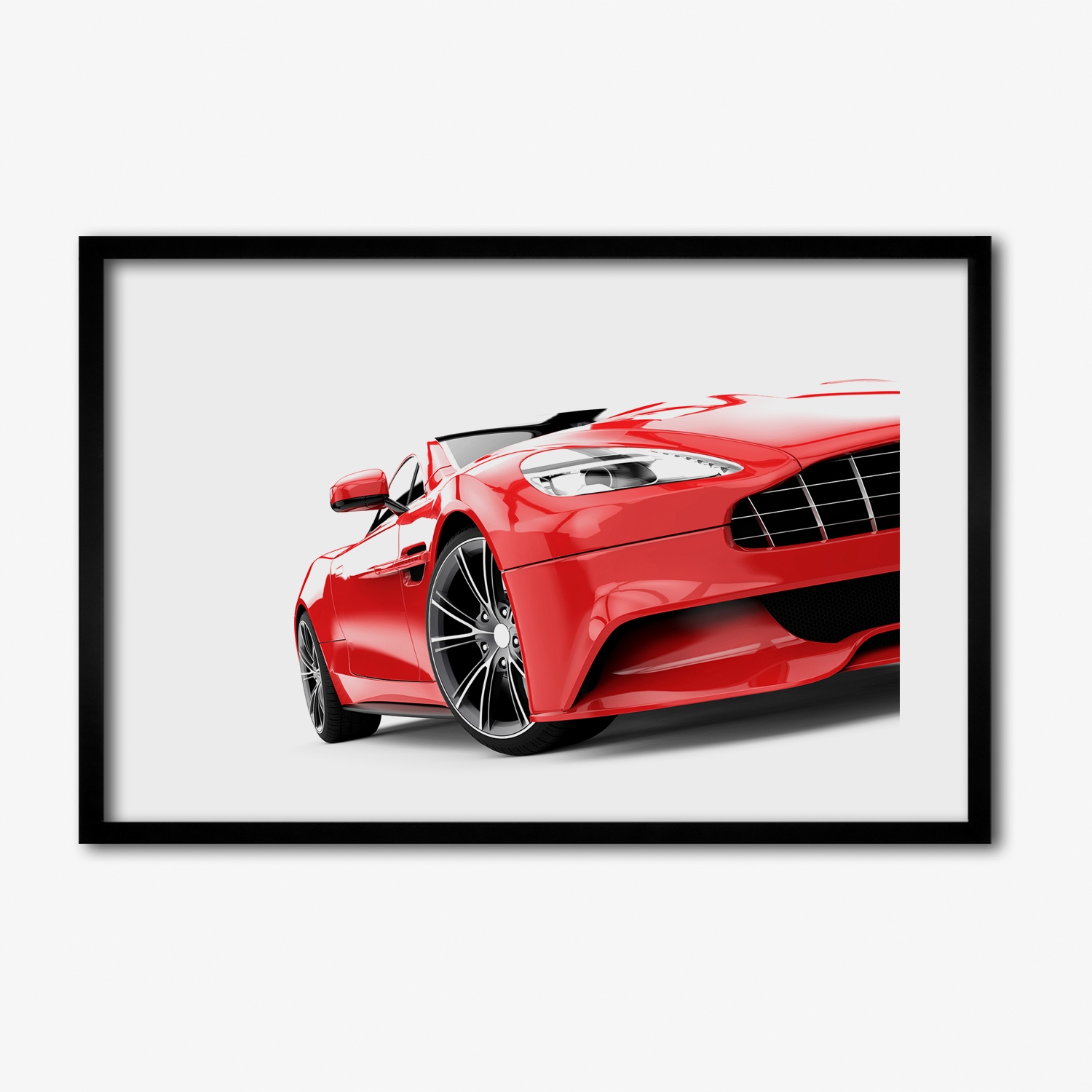 Foto obraz s rámečkem Mdf Sportovní auto 60x40 cm