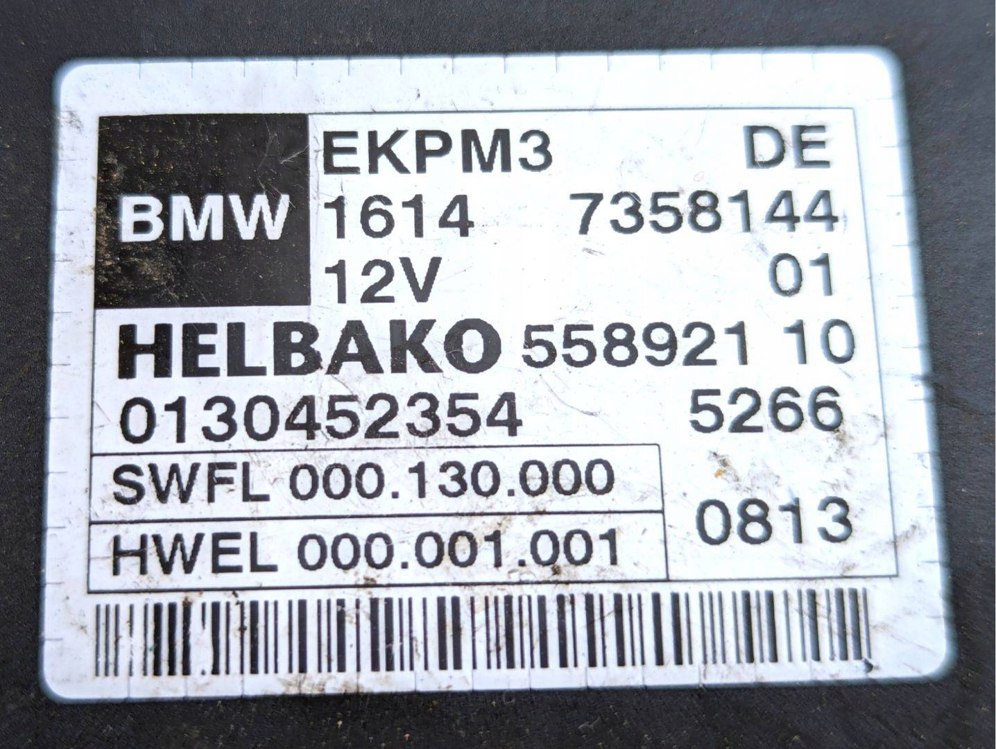 Module Pompe d’injection BMW 3 F30/F31 F31 2013 7358144