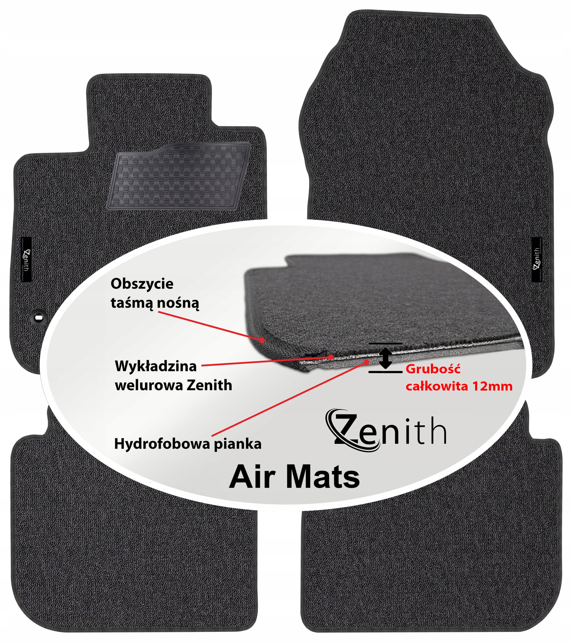 Honda Cr-v Suv eHEV 2023 Velúrové koberčeky do auta Zenith Air Mats