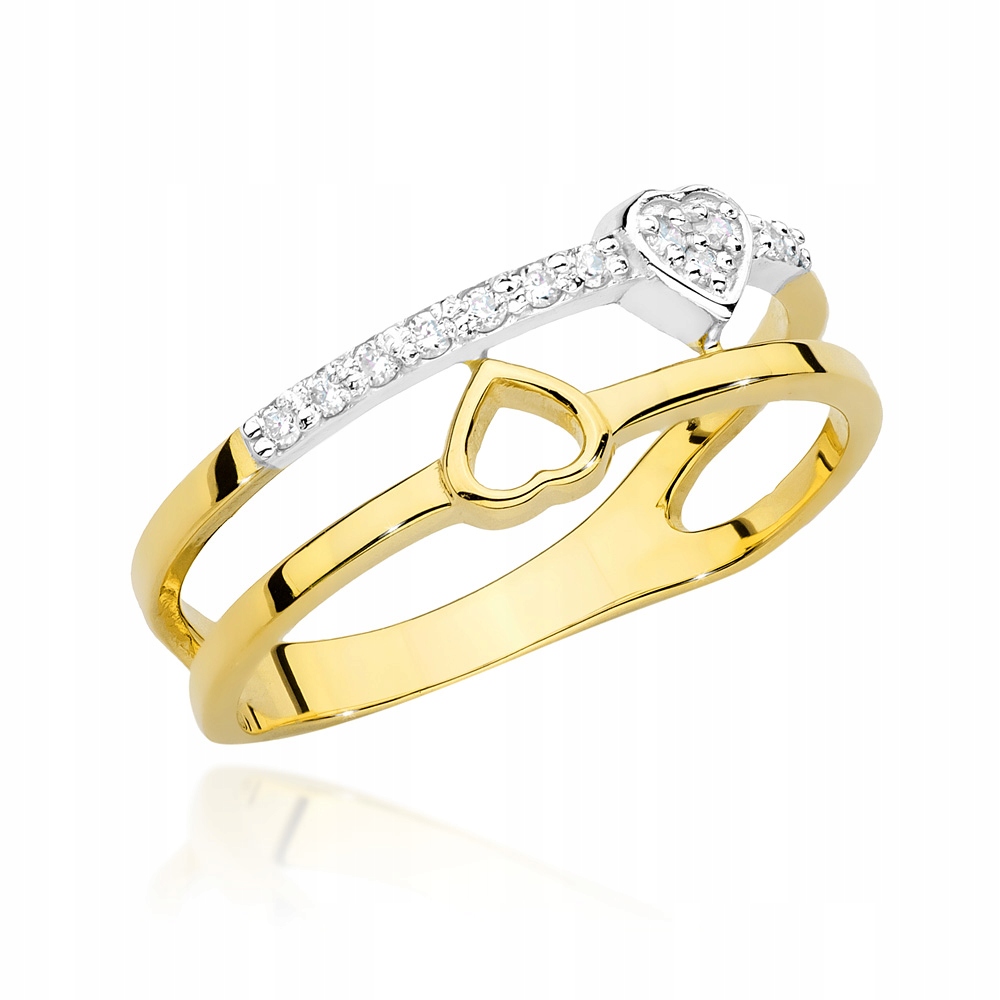 

Złoty Pierścionek 585 Zaręczynowy Brylant 0,10 ct