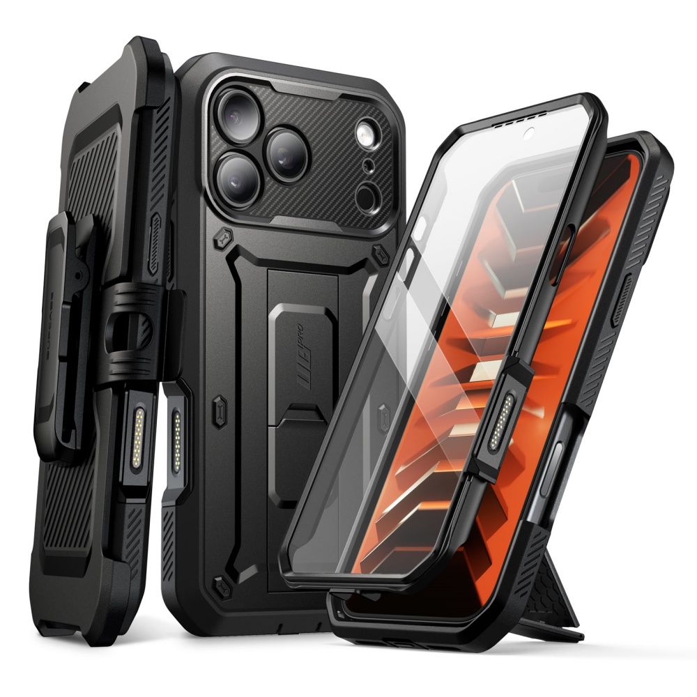 Pouzdro Supcase Unicorn Beetle Pro pro iPhone 18 Pro Max/17 Pro Max černé