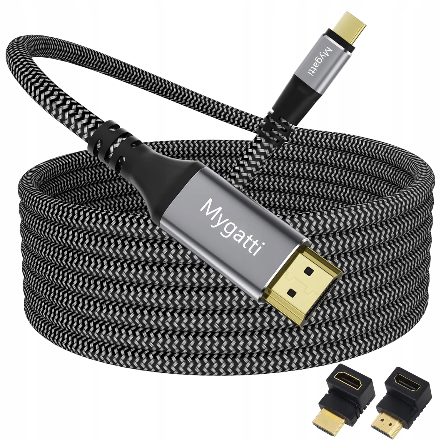 Kabel Mygatti Usb-c do Hdmi 10m 4K Uhd z adapterem 90/270°