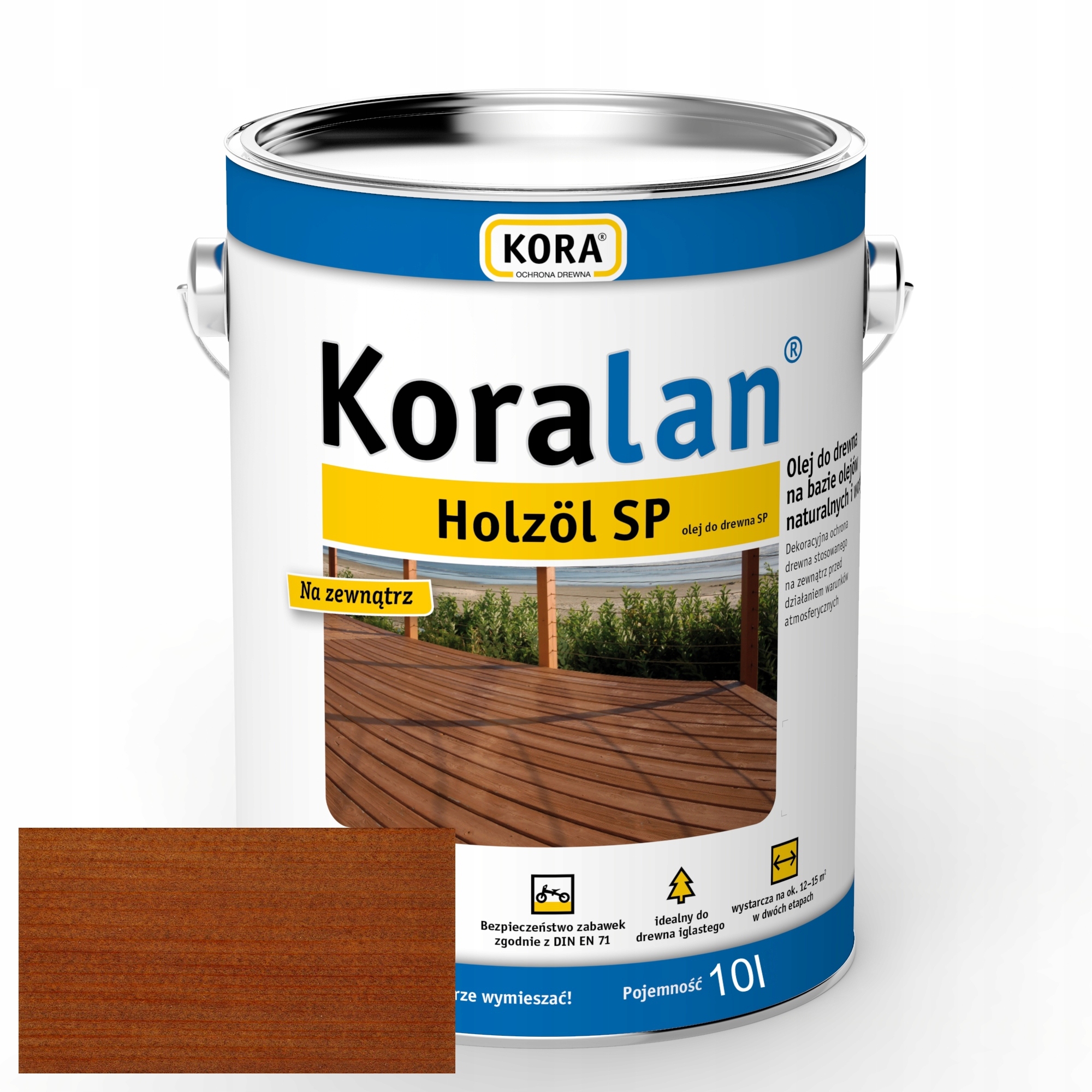 Olej do drewna Koralan Holzöl Sp Uv Teak 10l