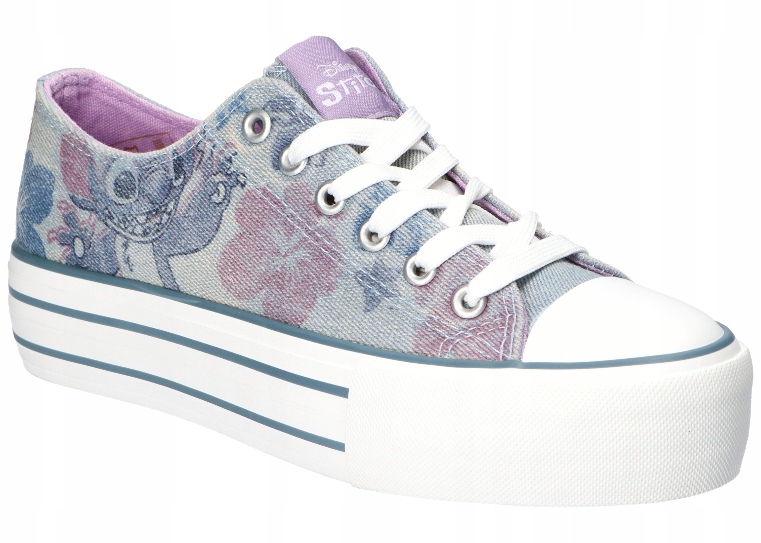 Disney Lilo & Stitch LS0163 Oryginalne Modne Trampki Tenisówki Blue 37