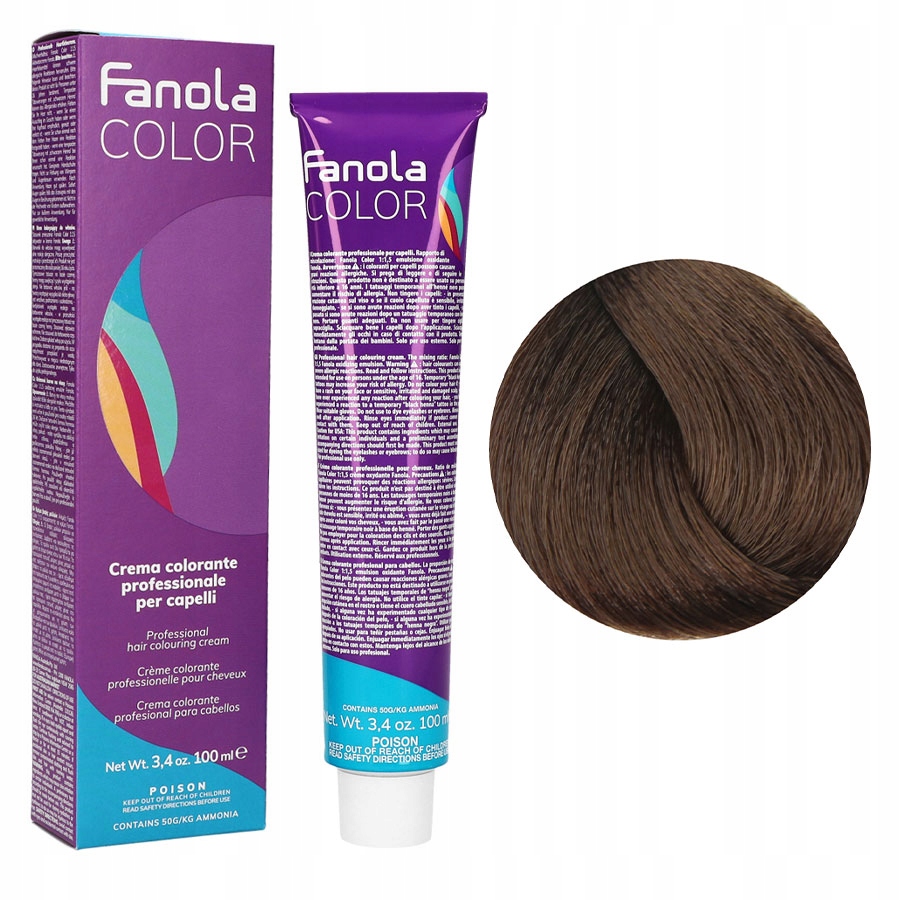 FANOLA 7.0 CREMA COLORE FARBA DO WŁOSÓW 100ML