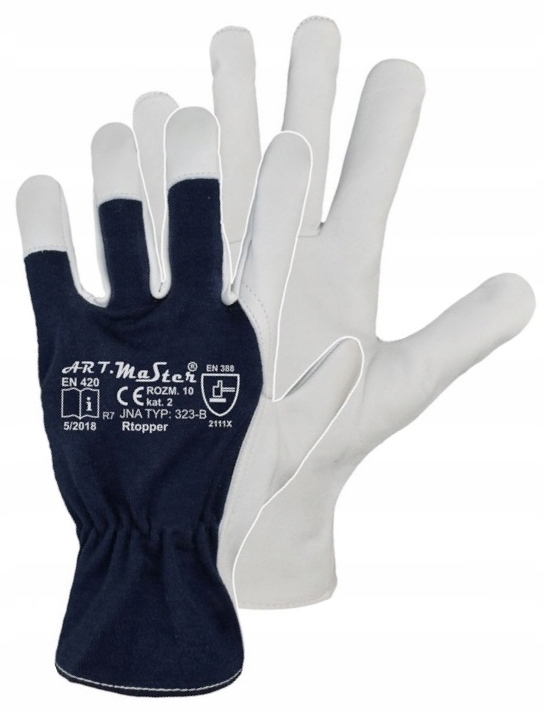 Rękawice ART.MAS RTOPPER rozmiar 8 - M 1 par EAN (GTIN) 5902869783337