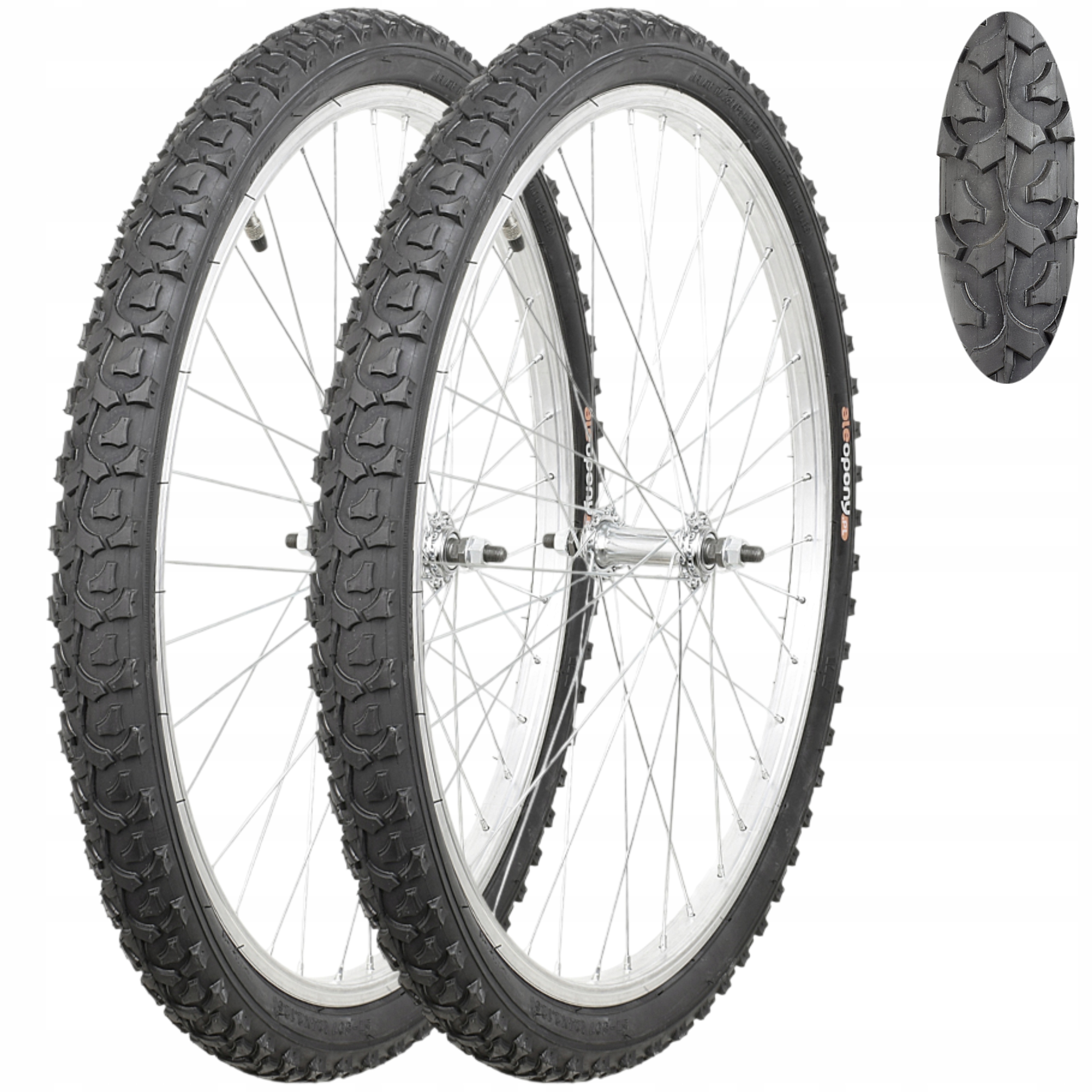 2x Opona Rowerowa 20x2.125 20" Cali 57-406 Mocna Górska Jodełka 20 x 2,125