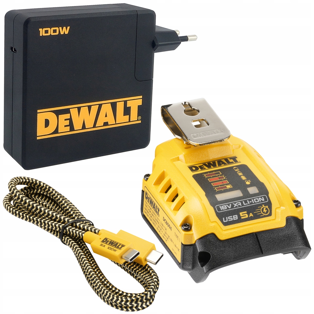 Ładowarka adapter Usb powerbank 18V DeWALT DCB094K