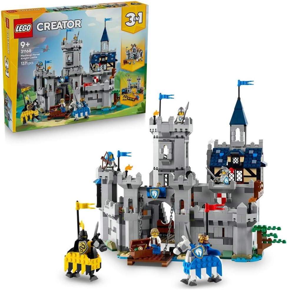 Lego Creator 3v1 Středověký hrad rytířů přestavba na turnaj