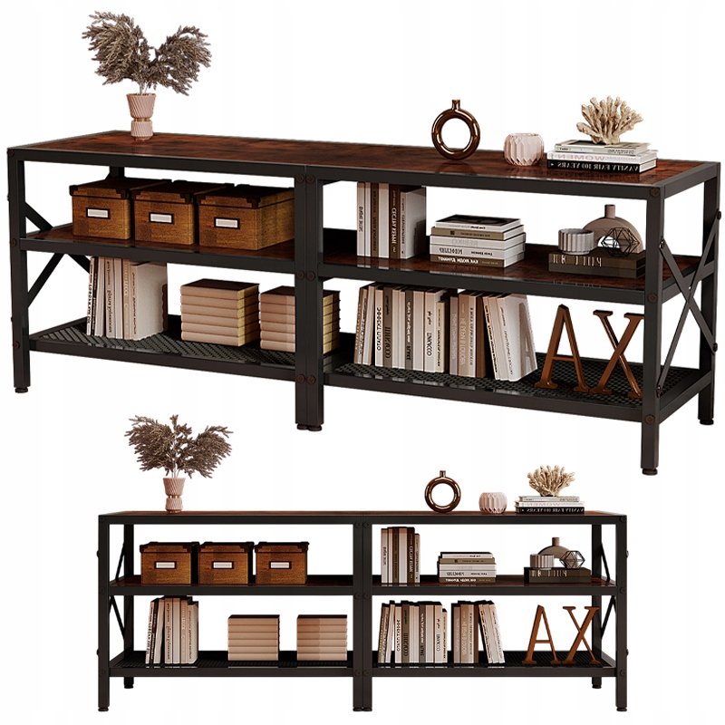 Rtv Skrinka Pod Televízor Vintage Stojan Do Obývačky Rustikálny Hnedý Retro