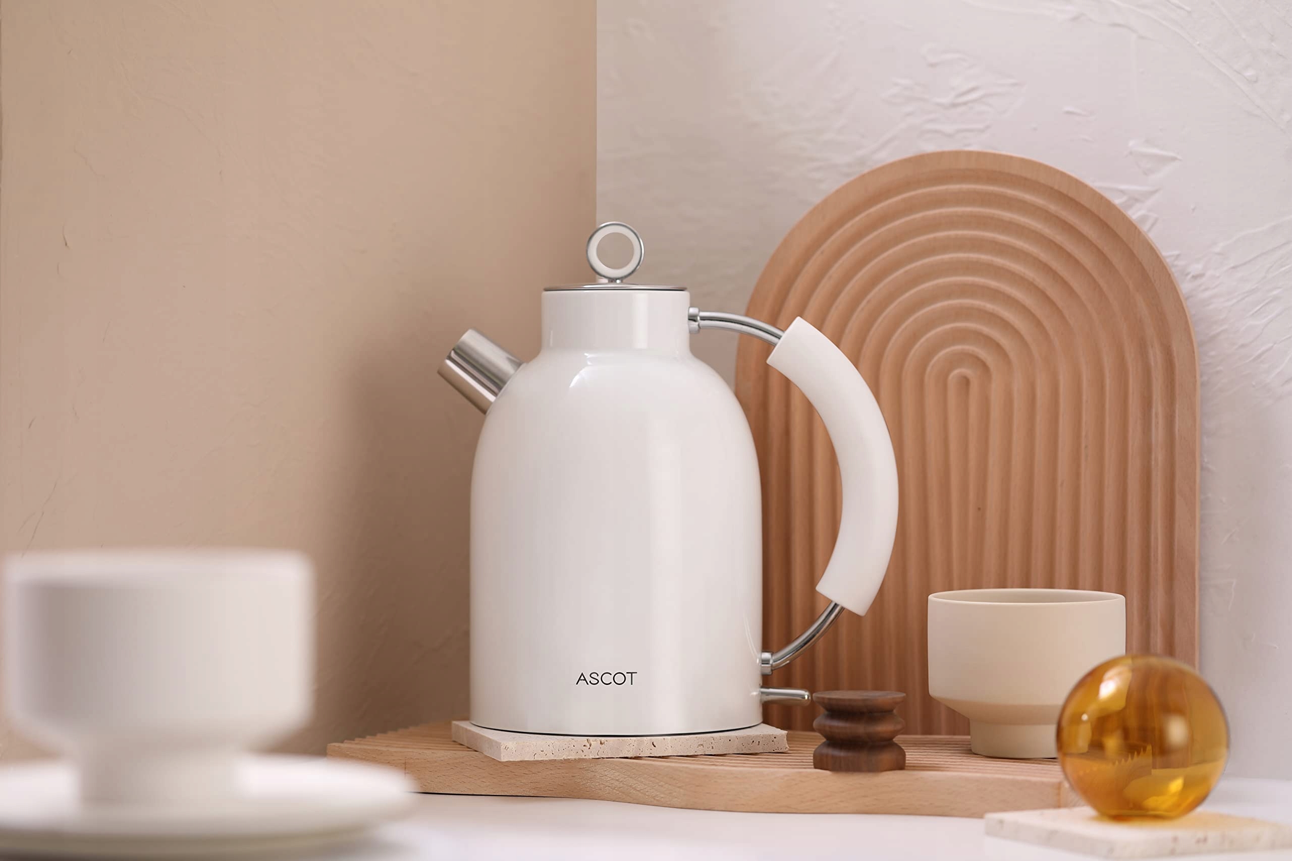 ASCOT Czajnik Elektryczny 2200W 1.5L Retro Design Auto Wyłączanie — miniatura 2