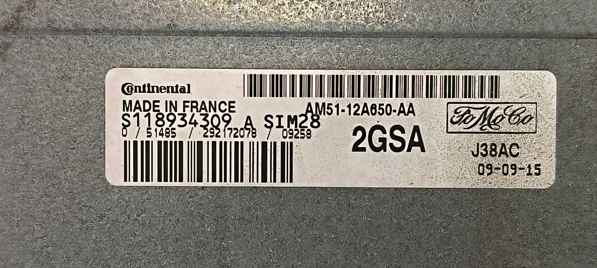 computer Motore ECU AM51-12A650-AA FORD FOCUS MK2 LIFT