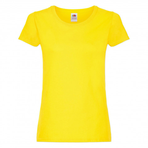

Tshirt damski koszulka Fruit of Loom Żółty XL